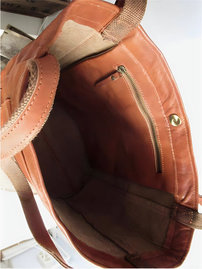 Norla Tote — Elegant Women’s Everyday Bag with Suede Lining