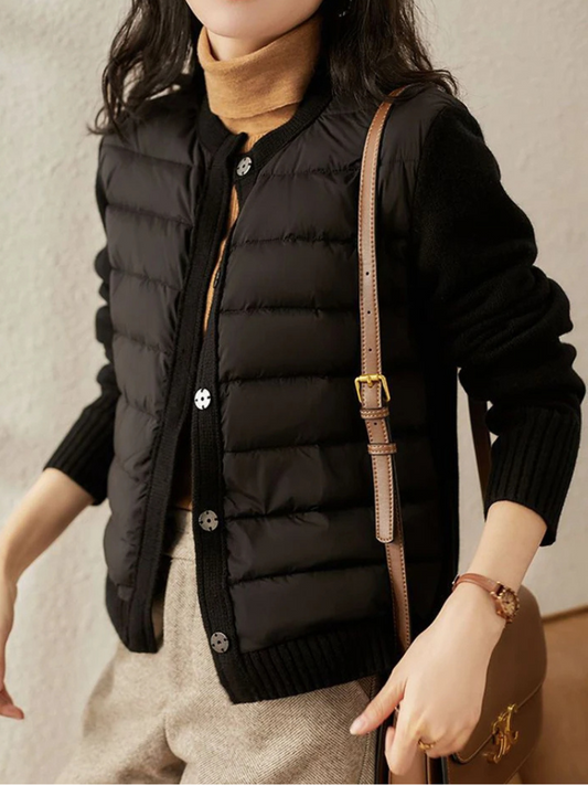Lurova — Lightweight Quilted Jacket with Flexible Ribbed Knit
