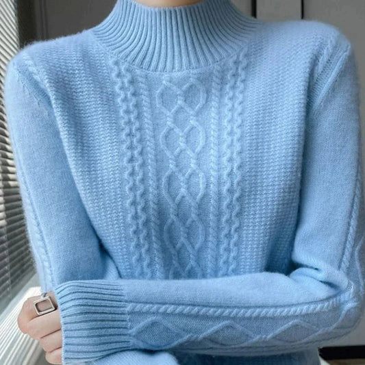 Lamara Turtleneck — Soft Lambswool Sweater with Tailored Fit