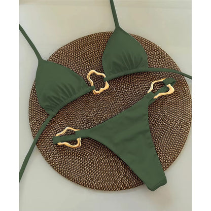 Sculpted Gold Bikini™ — Command Every Eye with Curves That Own the Spotlight