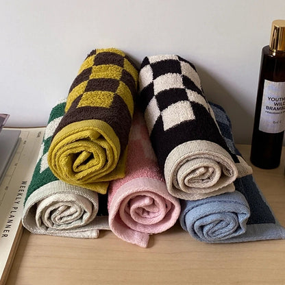 Norla Towels — Organic Cotton Buffalo Plaid Bath Towels