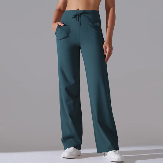 Jovenna — Wide-Leg Contour Pants with Soft 4-Way Stretch Fabric