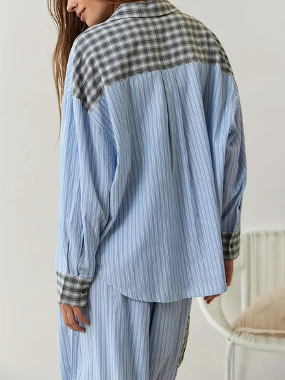 Liora Lounge — Soft Breathable Pajama Set with Adjustable Fit