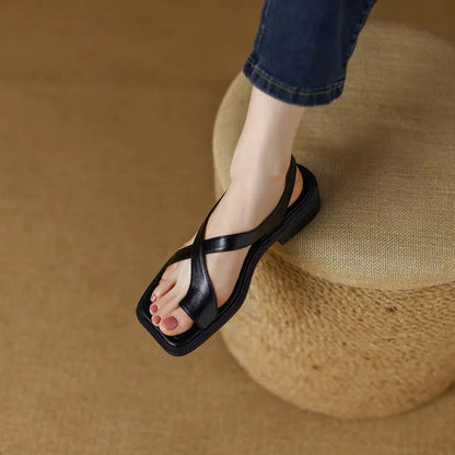 Velitura™ Leather Sandals — Step All Day in Cloud-Like Comfort and Confident Style