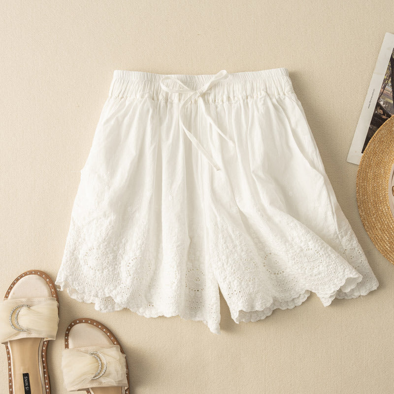 BreezyLinen Shorts™ — Experience Effortless Cool Comfort and Feminine Elegance All Day