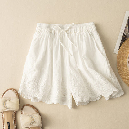 BreezyLinen Shorts™ — Experience Effortless Cool Comfort and Feminine Elegance All Day