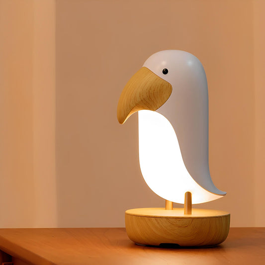 Norla — Minimalist Bird Night Light with USB Rechargeable Battery
