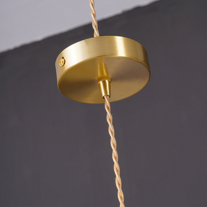 Liora — Floral Glass LED Pendant Light with Warm Glow