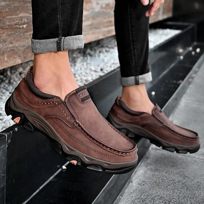 Cowhide Cruiser™ — Conquer Every Step with Unmatched Comfort and Grip