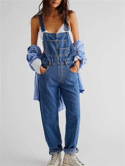 Vistara Overalls — Comfortable Flexible Denim with Adjustable Straps