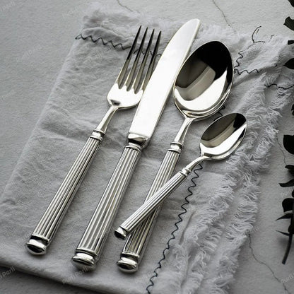 VeroLux™ Elite Flatware — Command Respect and Dine Like Royalty Every Time