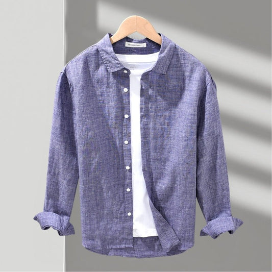AeroVail™ Linen Shirt — Stay Cool, Command Attention, Own Every Moment