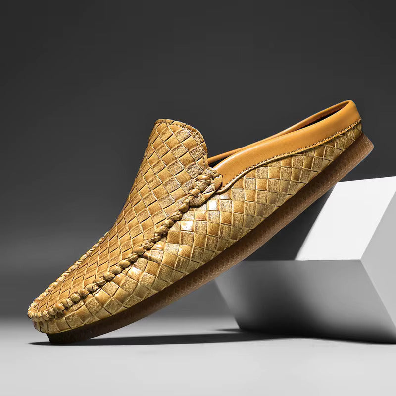Handwoven Leather Mules™ — Step Into All-Day Confidence and Unstoppable Comfort