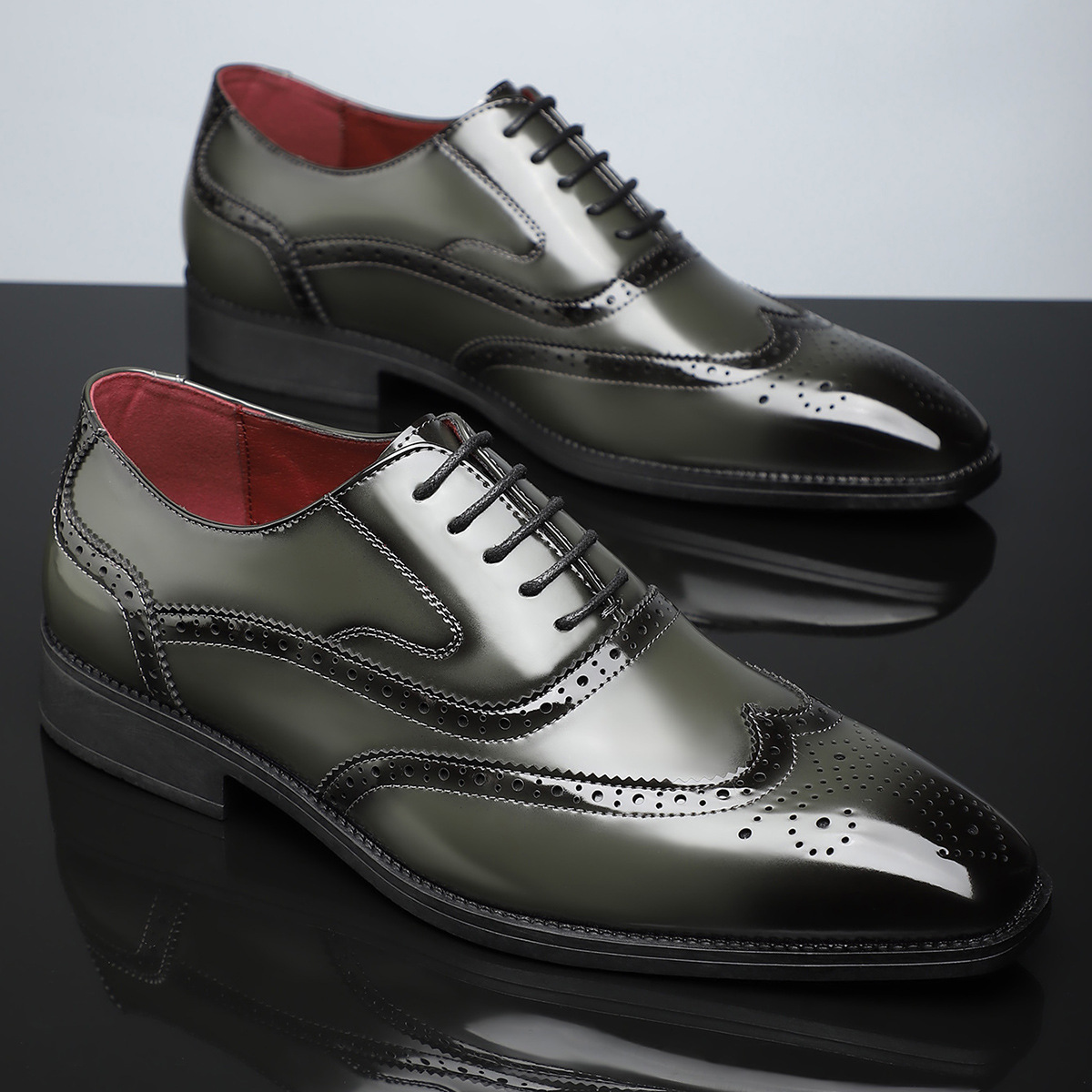 SH-CambridgeBrogue™ — Command Attention with All-Day Power and Style