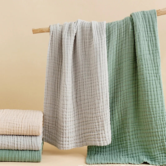 Liora Muslin — 100% Cotton Baby Swaddle Blanket with Breathable Softness