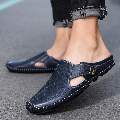 Norlo — Genuine Italian Leather Sandals with Breathable Comfort