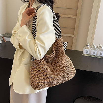 Kaelen — Handwoven Eco-Friendly Carryall Bag with Magnetic Closure