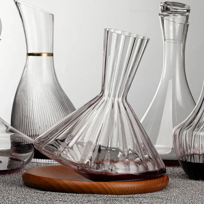 Crystal Decanter™ — Unleash Richer Wine Flavors with Mesmerizing 360° Elegance