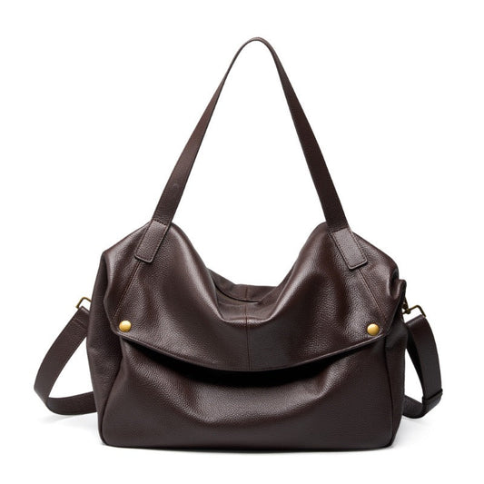 Lioren — Women's Genuine Leather Soft Minimalist Casual Tote Bag