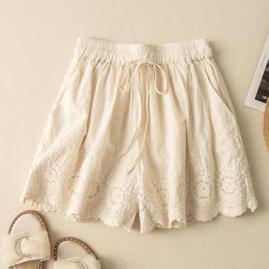 BreezyLinen Shorts™ — Experience Effortless Cool Comfort and Feminine Elegance All Day