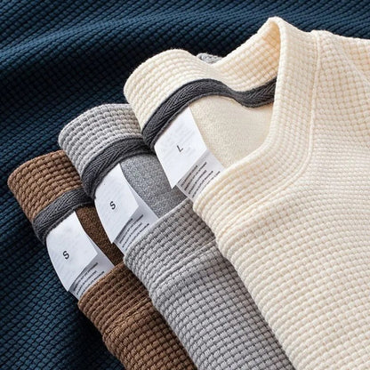 Crewneck Waffle Knit™ — Feel Unstoppable Comfort That Commands Attention