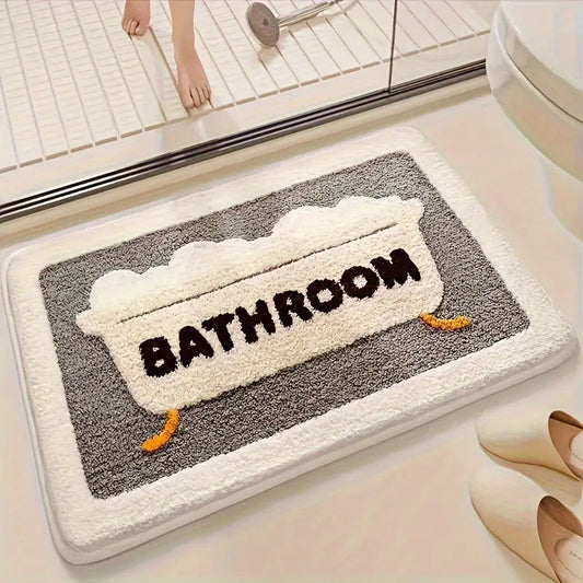 Tubside Mat™ — Wrap Your Feet in Plush Safety and Pure Comfort Every Step