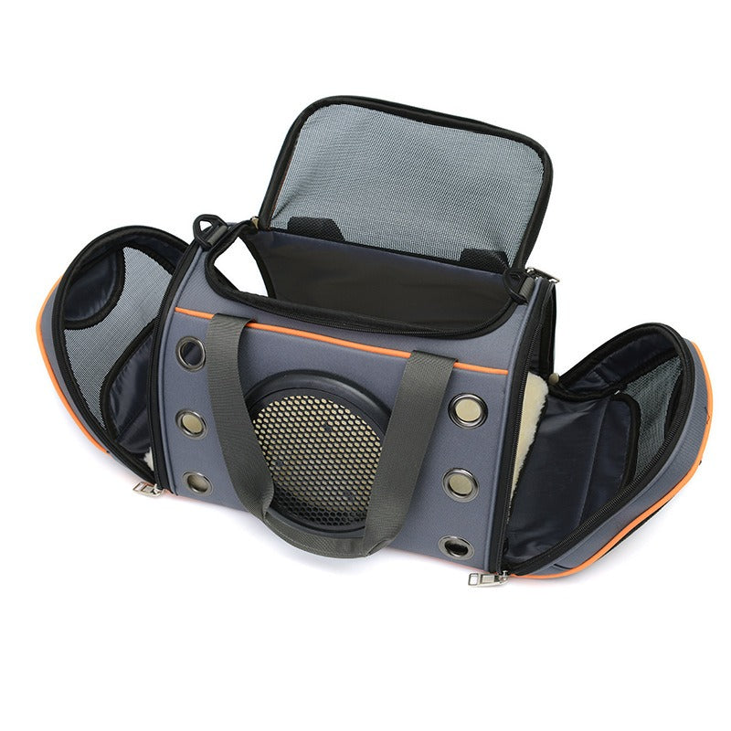 BreatheEasy Pet Carrier™ — Turn Every Trip into a Calm, Cozy Adventure Your Pet Will Love