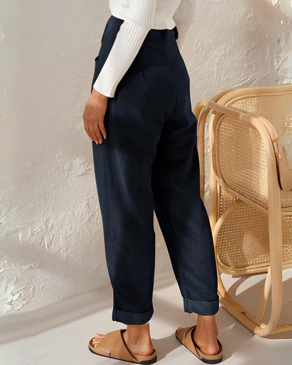 Renly — Comfortable Corduroy Trousers with Lightweight Fit