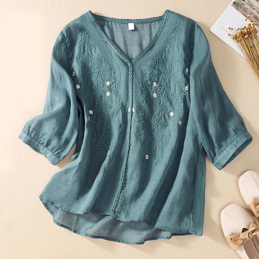 ZephyraLuxe™ Shirt — Wrap Yourself in Breezy Luxury and Effortless Elegance