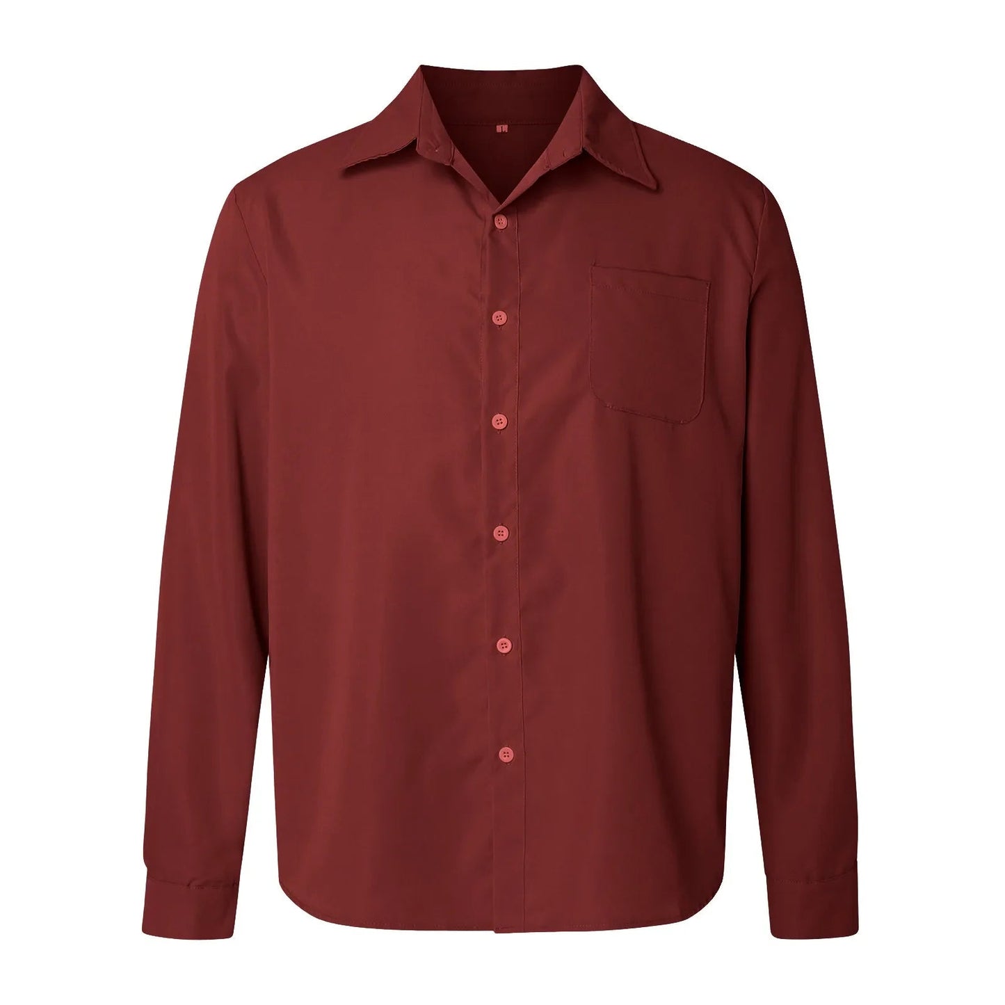 Orven Textured Button-Up Shirt — Tailored Cotton Shirt with Soft Brushed Finish