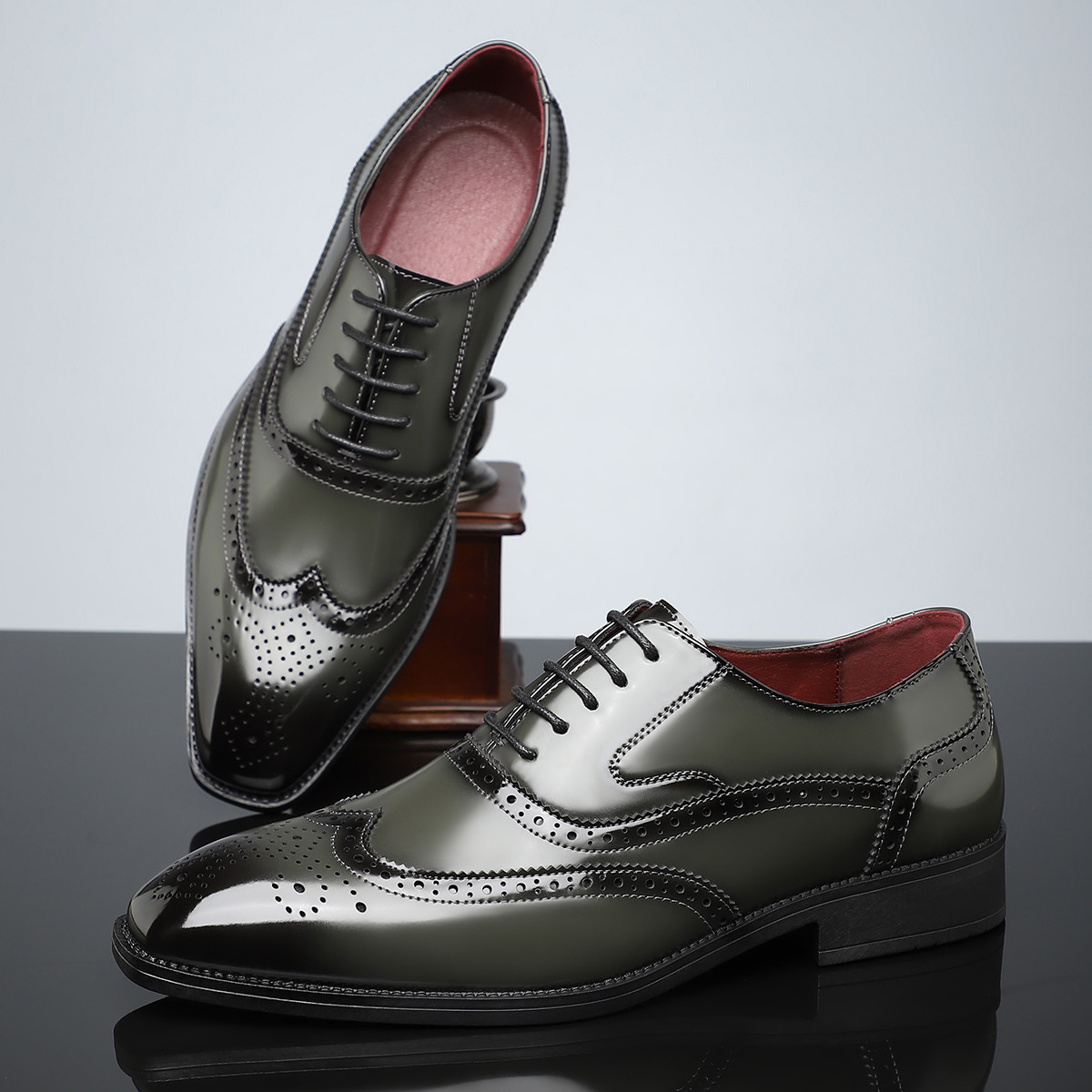 SH-CambridgeBrogue™ — Command Attention with All-Day Power and Style