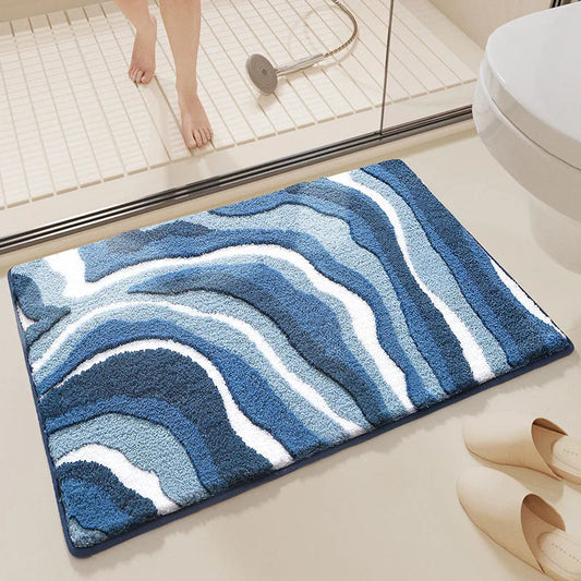 MicroVelvet Bath Rug™ — Wrap Your Feet in Plush Safety and Endless Comfort